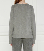 Хлопковый свитер Max Mara Leisure - серый(263661586)