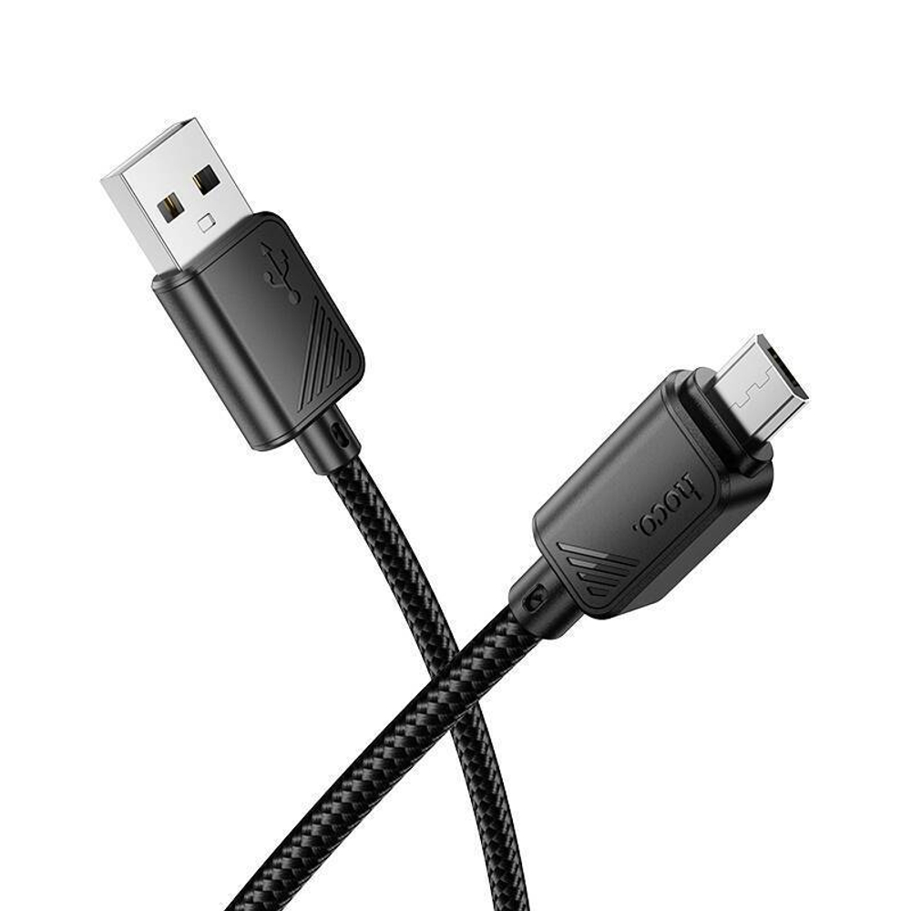 Кабель USB - Micro HOCO X113 (черный) 1м