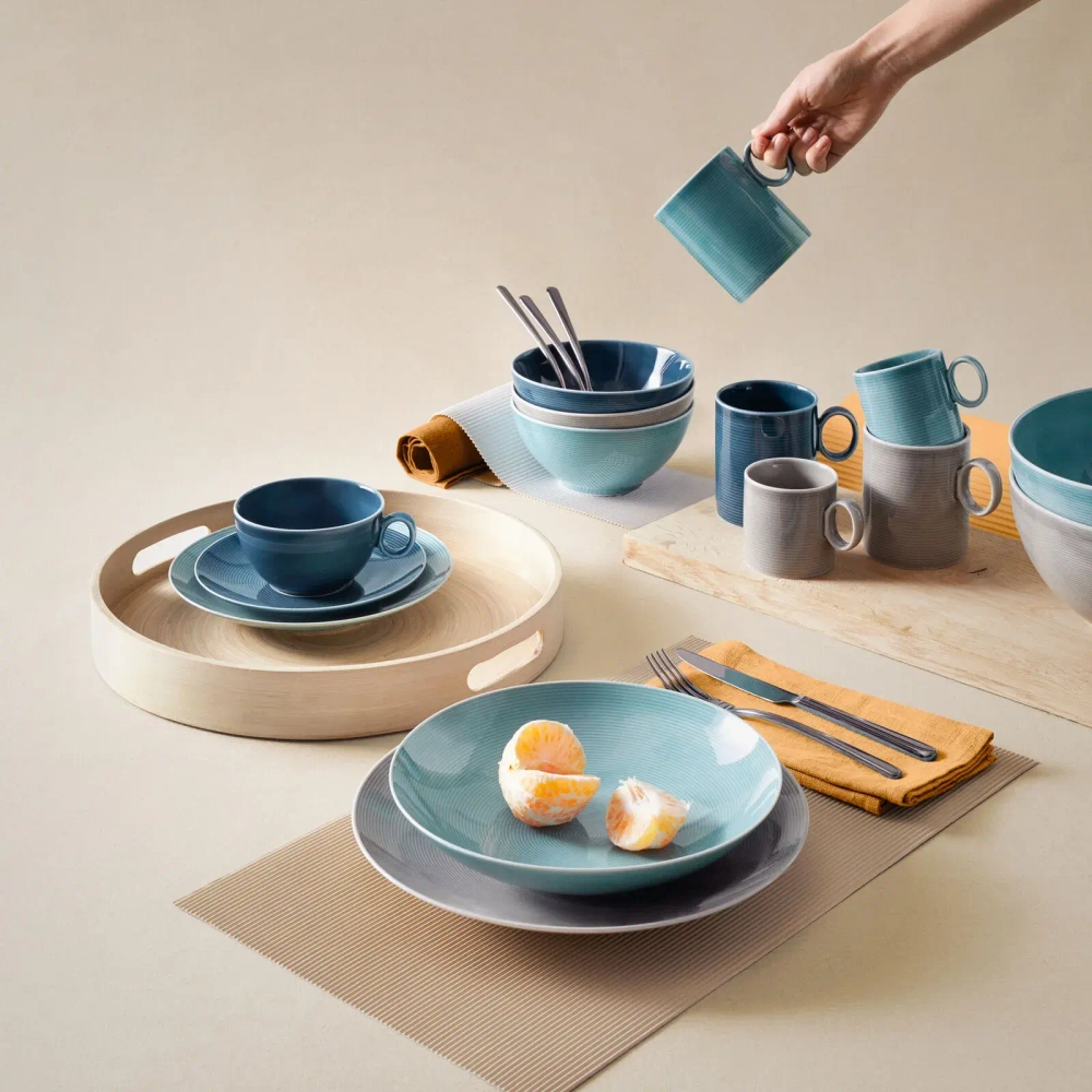 Thomas Rosenthal Group Кофейно-столовый набор Loft Colour на 2 персоны ледяной синий