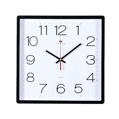 3028-141Gr Часы настенные квадрат 30х30см, корпус серый "Классика"