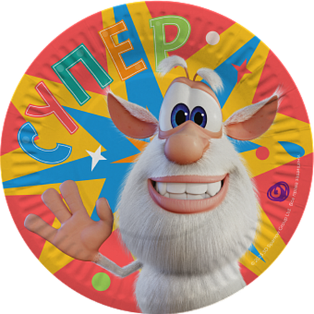 Тарелки Супер Буба 6 шт. (7''/18 см)