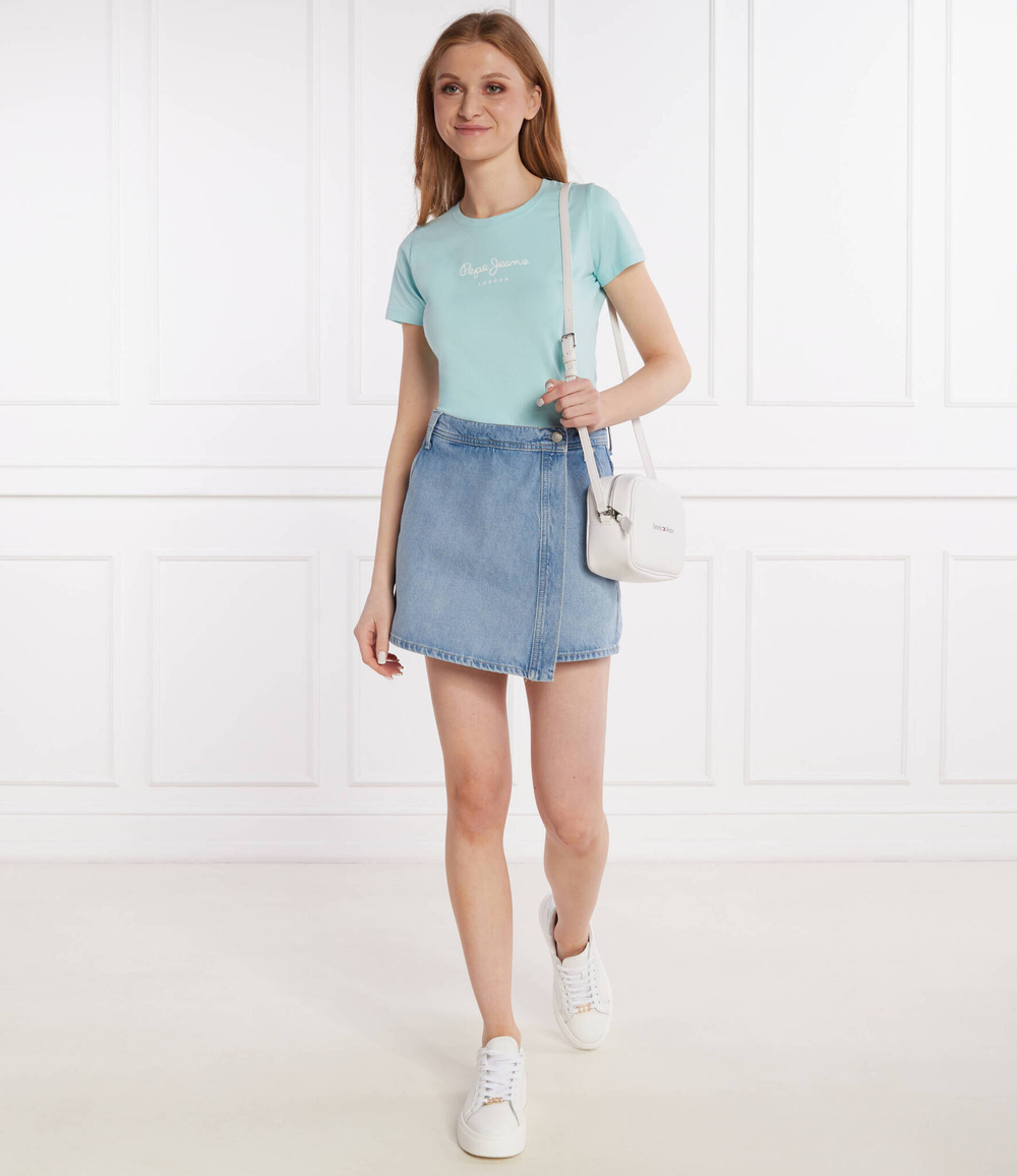 Футболка Pepe Jeans London - бирюзовый(PL505202)