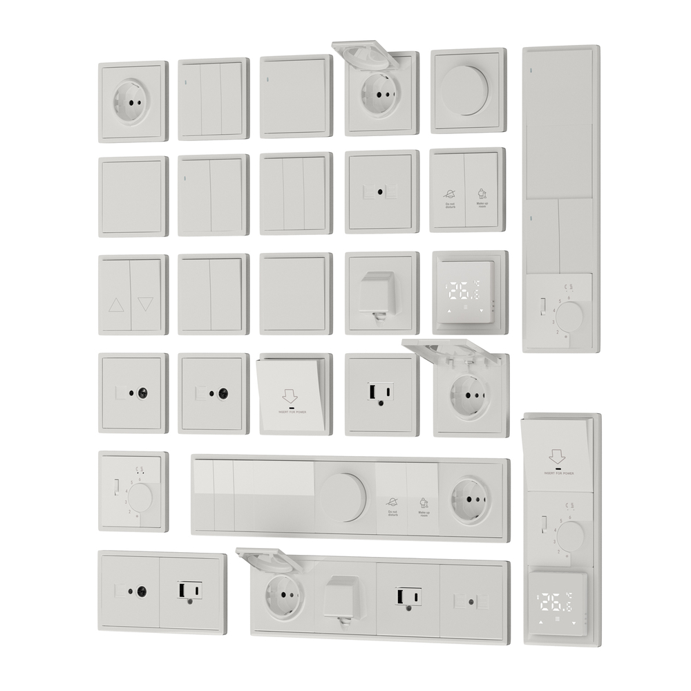 Накладка стандарта TAE для розеток USB, HDMI, аудио, белый, серия R98
