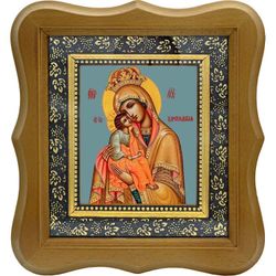 Цареградская икона Божией Матери на холсте