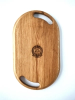 Поднос деревянный из массива дуба