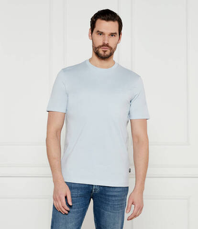 Футболка Thompson BOSS BLACK - голубой(50468347)