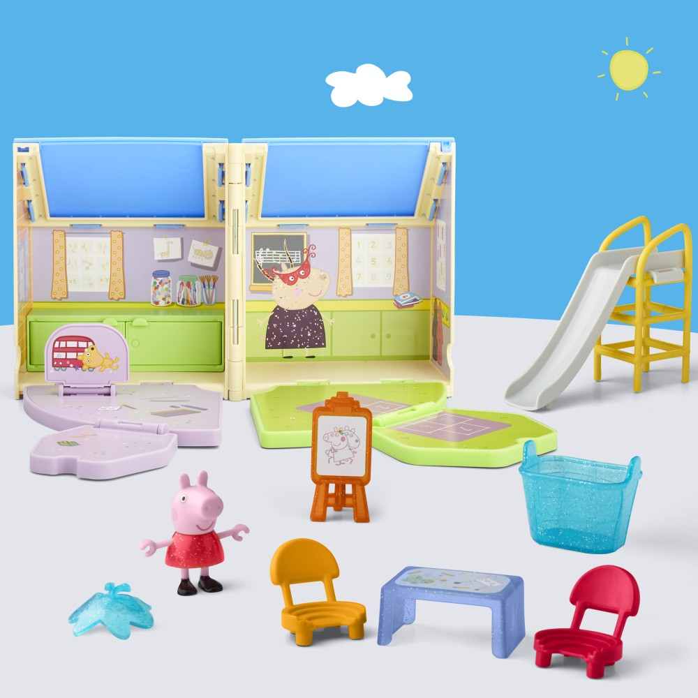 Hasbro ŚWINKA PEPPA - Детский сад с игровой площадкой Раскладной + аксессуары G0530