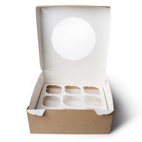 Упаковка для 9 капкейков двусторонняя Pasticciere 25х25х10