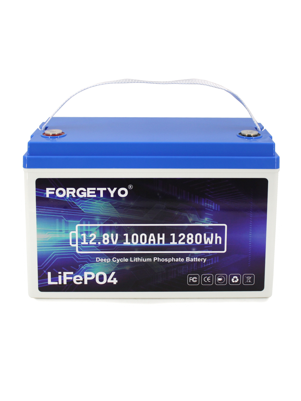 Аккумулятор 12.8v 100Ah LiFePO4 1280Wh