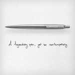 Шариковая ручка Parker Jotter Essential, St. Steel СT, стержень: Mblue