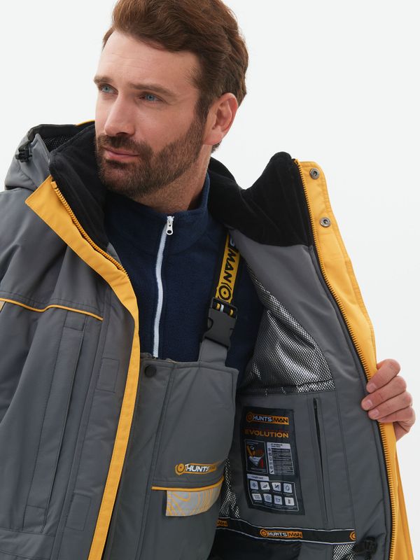 Костюм зимний Elbrus ткань Hit Membrane цвет Серый/Банан