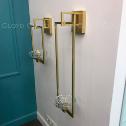 Бра Cloyd BEKAR W1 / выс. 68 см - латунь (арт.20387)