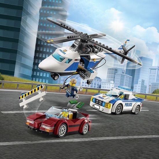 Конструктор CITY " Стремительная погоня " , 318 дет.