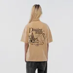 Футболка Dissident Honolulu бежевая