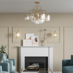 4987/1W CLASSIC ODL22 639 золотой/хрусталь Бра E14 1*40W VASSA