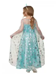 Карнавальный костюм Эльза сатин 2 рост 140 см., Батик