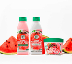 Garnier Fructis Watermelon Hair Food - маска для тонких и нежных волос /   390  ml  / GTIN 3600542389471