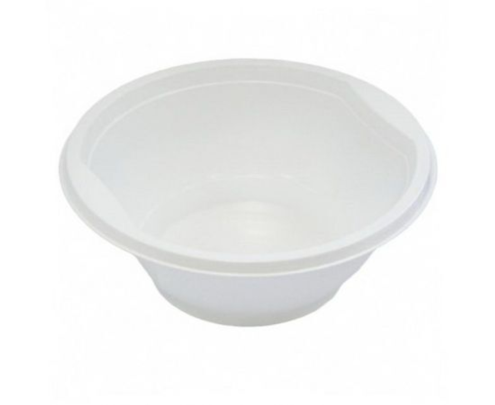 Тарелки одноразовые для супа Мистерия, набор 12 шт., 600 мл, пластик, белые