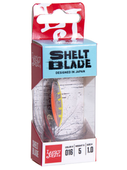 Блесна вращающаяся LUCKY JOHN Shelt Blade №1, 5 г, цвет 016