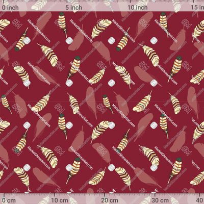 Цветные перья в стиле Бохо  by tata_kutischeva 638 DPI