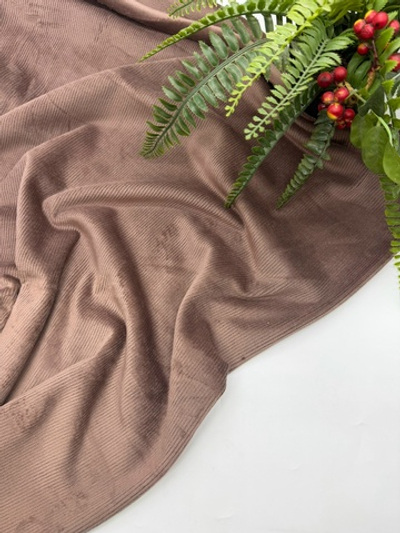 Бархат -вельвет какао