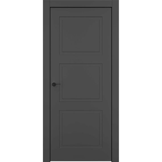 Фото звукоизоляционной двери Классика-33 чёрная эмаль 42 дб