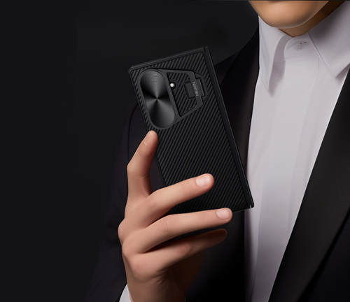 Чехол от Nillkin с металлической откидной крышкой для камеры на Samsung Galaxy Fold 7, серия CamShield Prop Case