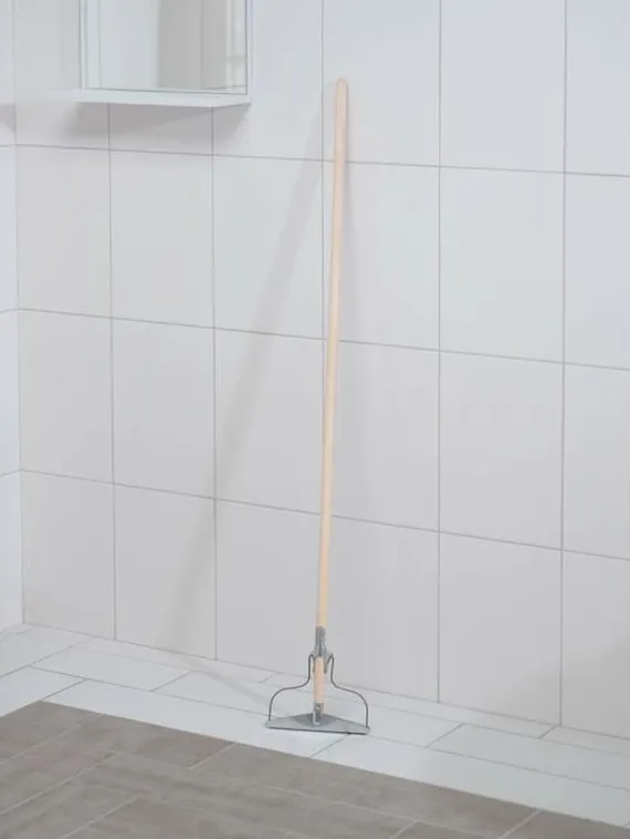 Тряпкодержатель, деревянная ручка, 19×2×122 см