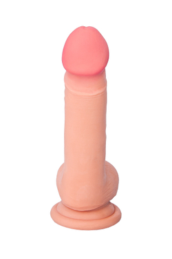 Реалистичный фаллоимитатор TOYFA RealStick Elite DILDO, TPR, телесный, 18,5 см