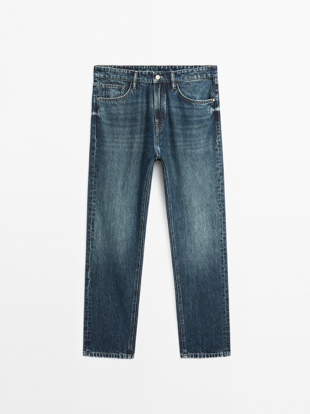 Massimo Dutti Зауженные джинсы, синий