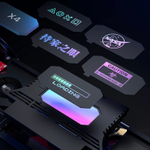 Прозрачная задняя панель JSAUX для ASUS ROG Ally: сменный корпус DIY Clear Edition с RGB подсветкой, набором накладок, кабелем Type-C и инструментами для установки - PC0110