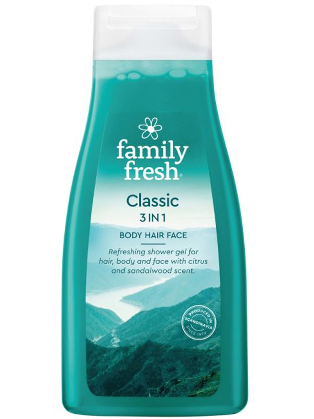 FAMILY FRESH CLASSIC 3IN1 ГЕЛЬ ДЛЯ ДУША ДЛЯ ТЕЛА, ВОЛОС И ЛИЦА 500 МЛ