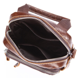 кожаная сумка на плечо