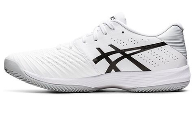 Мужские кроссовки теннисные Asics Solution Swift FF Clay - white/black