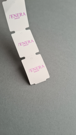 Бирки 24*33 ( 1 рул = 1 000 шт ). Печать: сиреневый М2