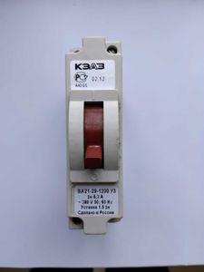 Выключатель автоматический 6.3А 1.5Iн 6кА ВА21-29-1200 У3 380В 50; 60 Hz КЭАЗ