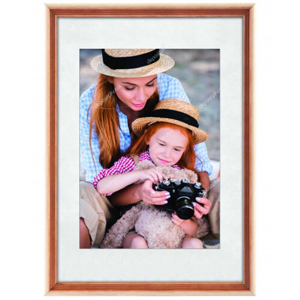 Фоторамка Image Art С20 21х30 деревянная из сосны, цвет натуральный, вставка-прозрачный пластик (ПЭТ)