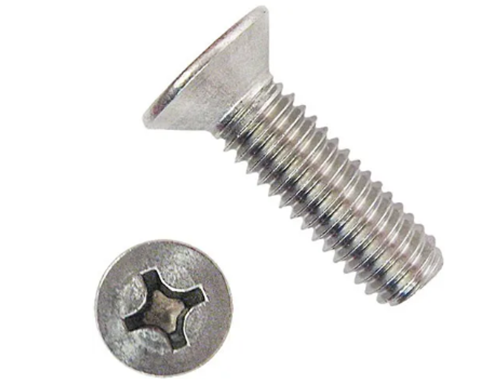 Винт 6х20 с потайной головкой