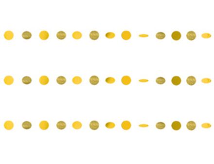 Круги 6 см "Желтые" 2 м