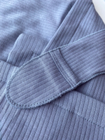 Комплект на выписку лапша лето "Mimi"  4 пр. (Одеяло, бант, комбинезон, шапочка) (Цвет: Серый)