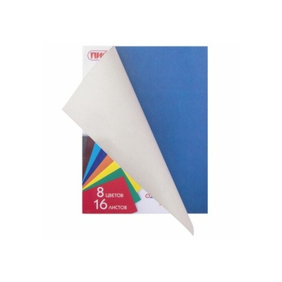 Цветная бумага А-4 16л. 8цв. газетная Пифагор Мишка сладкоежка 129564