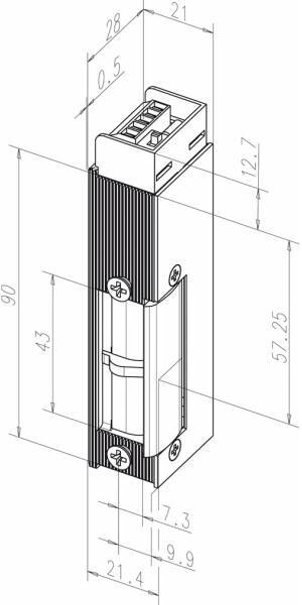 Электрозащелка effeff 142USRF