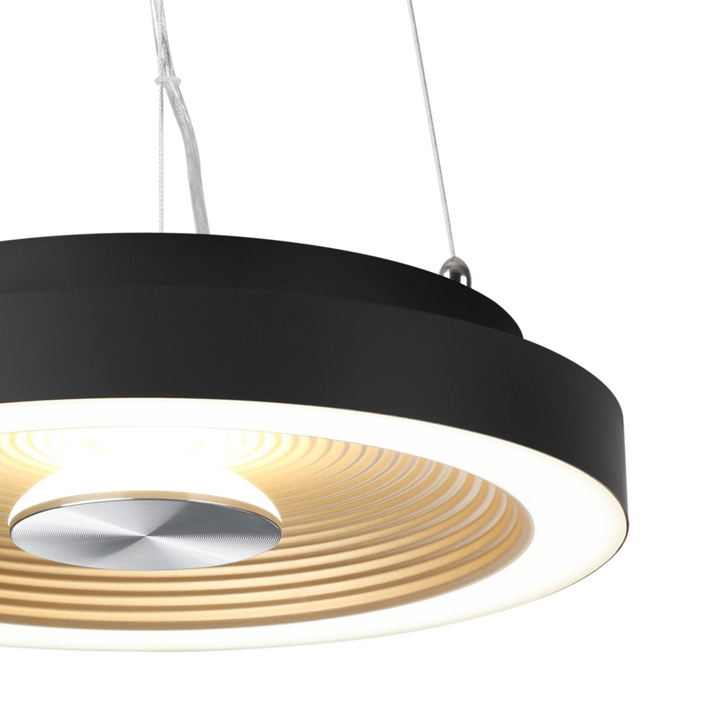 7753/18L MITRA LED SN 535 Светильник пластик/белый/черный/золотой LED 18Вт 4000K D320 IP54 QUANTUM