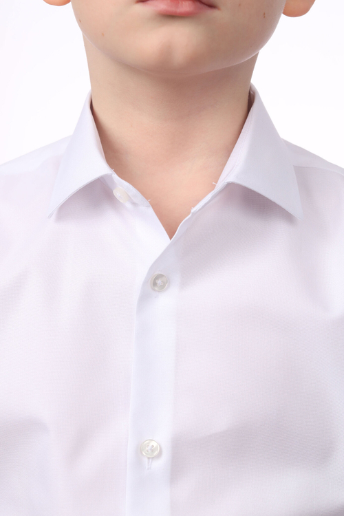 Сорочка подростковая VESTER длинный рукав, цвет белый, хлопок/пэ 68314 15