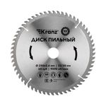 Диск пильный 250 мм х 60 зуб х 32/30 мм KRANZ
