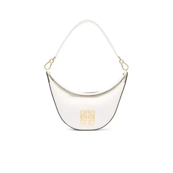 Сумка через плечо Loewe Luna Anagram с украшением белый