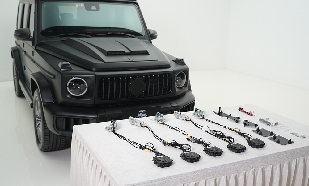 Доводчики дверей для мягкого закрытия Mercedes Benz G class W465 G450 G500 G550 G63 2025+ Гелик Гелентваген soft close бесшумные двери