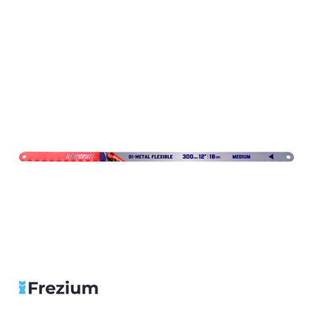 Полотно ножовочное 300 мм 18 TPI по дереву, пластику, трубы из нержавеющей стали, уголки из чугуна, медные трубы, конструкционные материалы