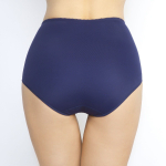 Трусы с завышенной линией талии и низким вырезом по линии бедер (Размер: 56) (Цвет: пудровый)