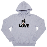 Толстовка "Бордер Колли - LOVE"